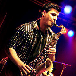 Saxofonist Sebastian