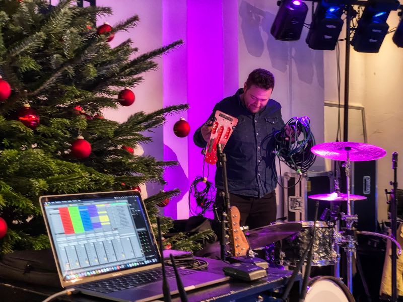 Hier waren wir als Partyband auf einer tollen Weihnachtsfeier in Neuss